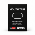 Aerwell mouth tape box, front view — 30 hypoallergenic strips